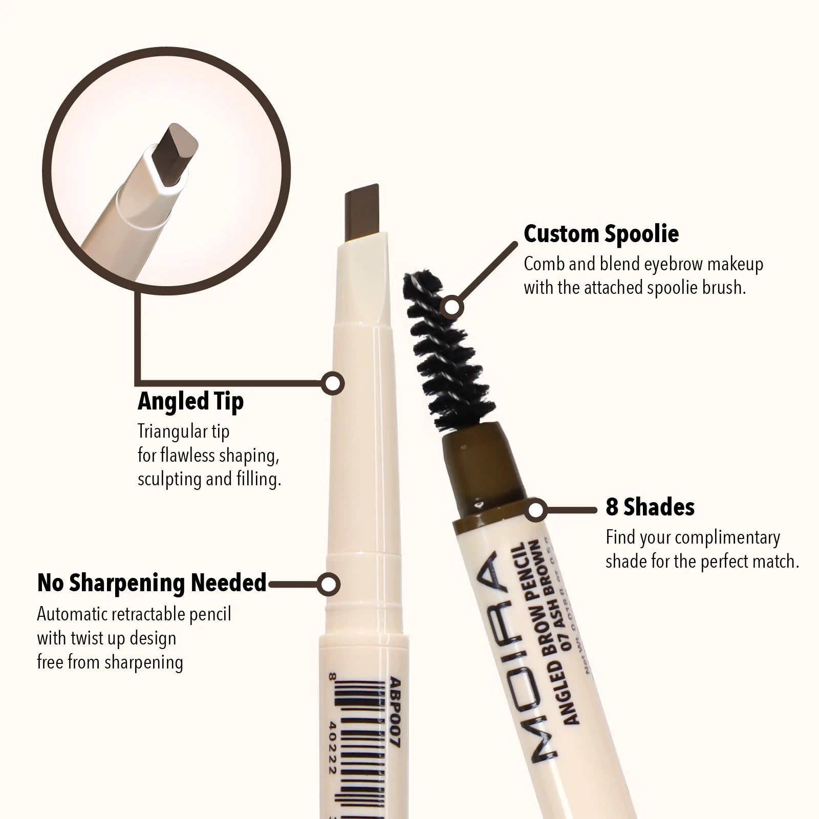 Moira Angled Brow Pencil Espresso Dupeshop